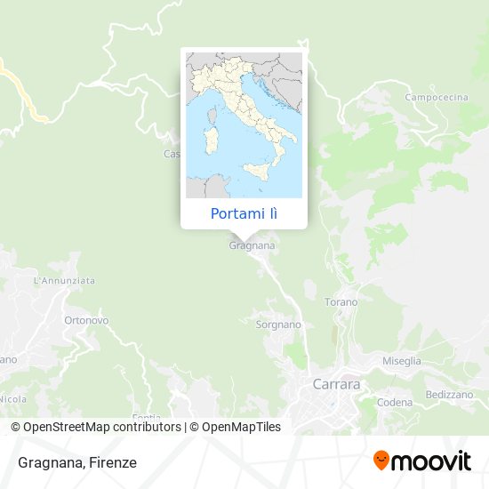 Mappa Gragnana