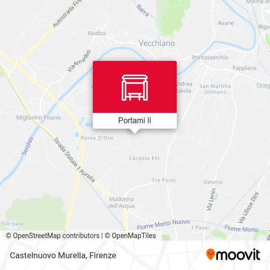 Mappa Castelnuovo Murella