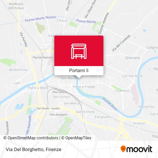 Mappa Via Del Borghetto