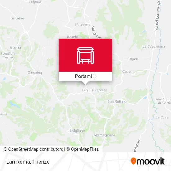 Mappa Lari Roma