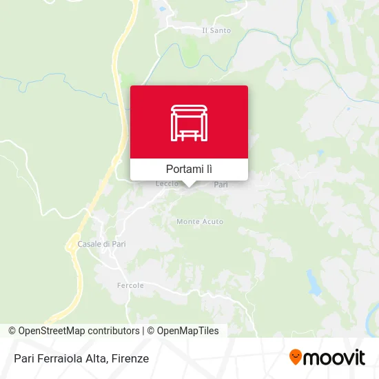 Mappa Pari Ferraiola Alta