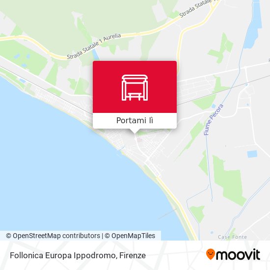 Mappa Follonica Europa Ippodromo