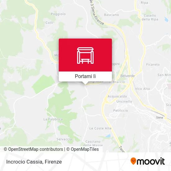 Mappa Incrocio Cassia