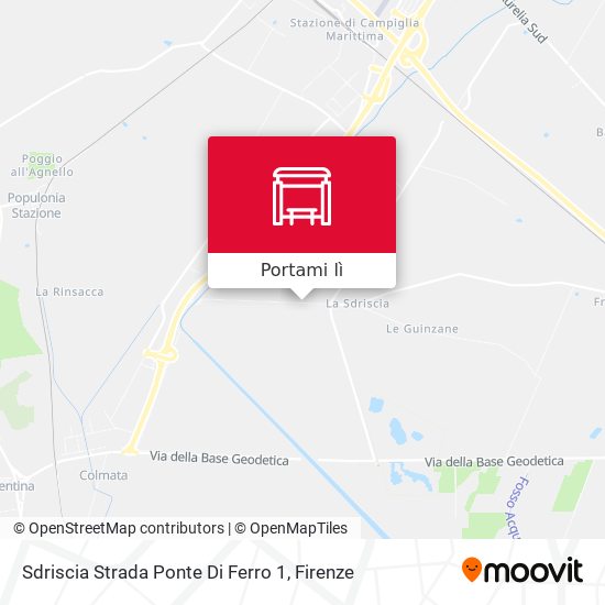 Mappa Sdriscia Strada Ponte Di Ferro 1