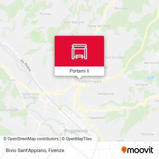 Mappa Bivio Sant'Appiano