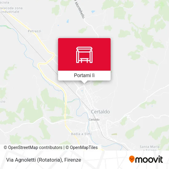 Mappa Via Agnoletti (Rotatoria)