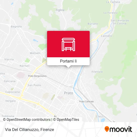 Mappa Via Del Cilianuzzo