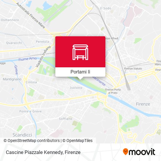Mappa Cascine Piazzale Kennedy
