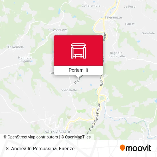Mappa S. Andrea In Percussina