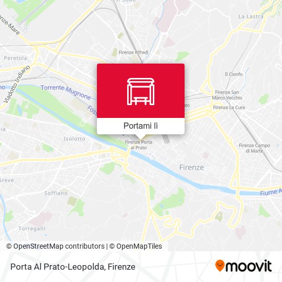 Mappa Porta Al Prato-Leopolda