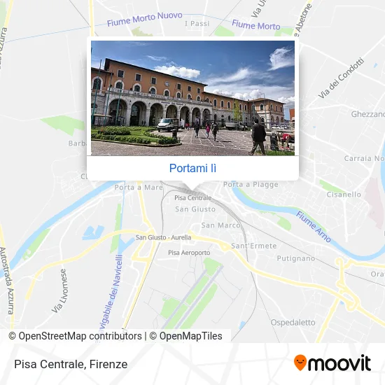 Mappa Pisa Centrale