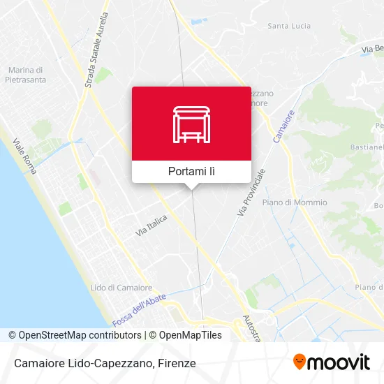 Mappa Camaiore Lido-Capezzano