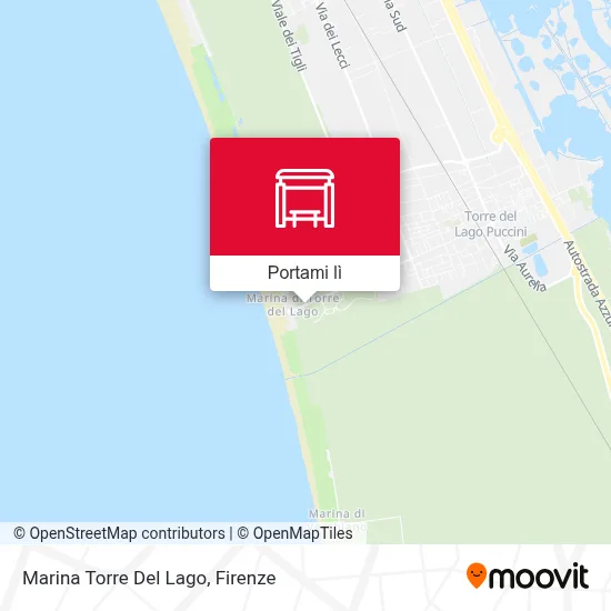 Mappa Marina Torre Del Lago