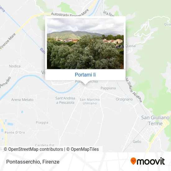 Mappa Pontasserchio