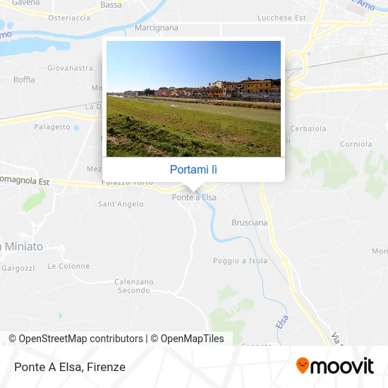 Mappa Ponte A Elsa