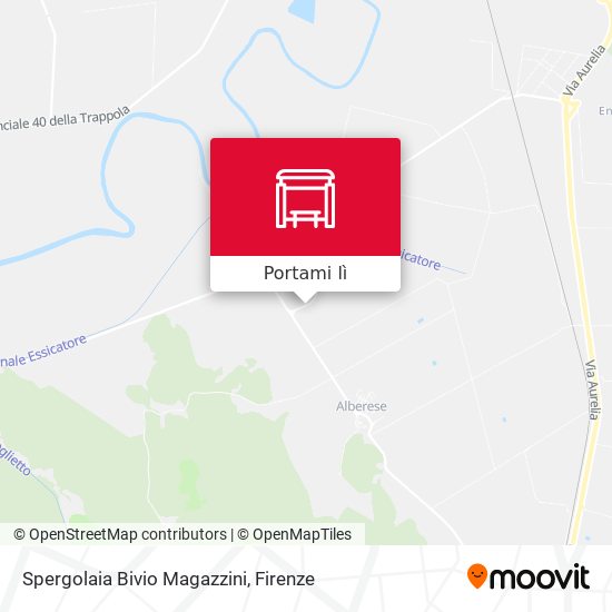 Mappa Spergolaia Bivio Magazzini