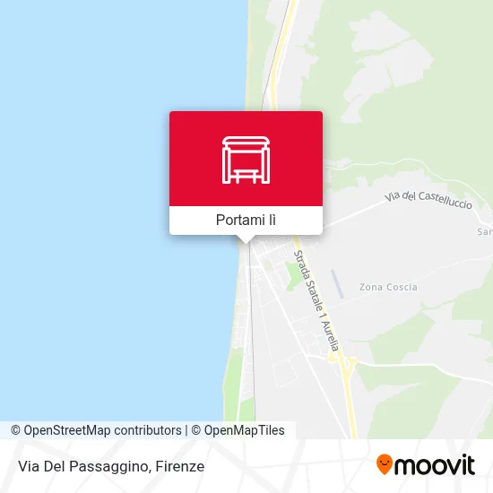 Mappa Via Del Passaggino