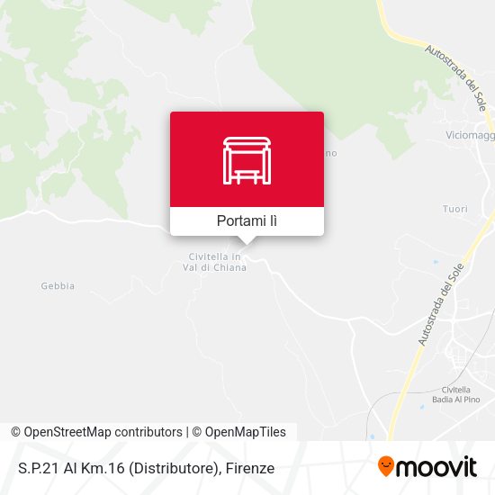 Mappa S.P.21 Al Km.16 (Distributore)