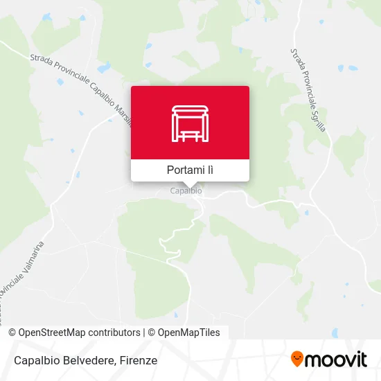 Mappa Capalbio Belvedere