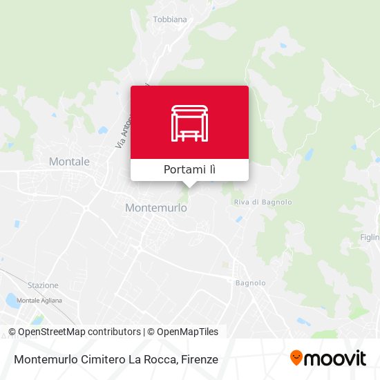 Mappa Montemurlo Cimitero La Rocca