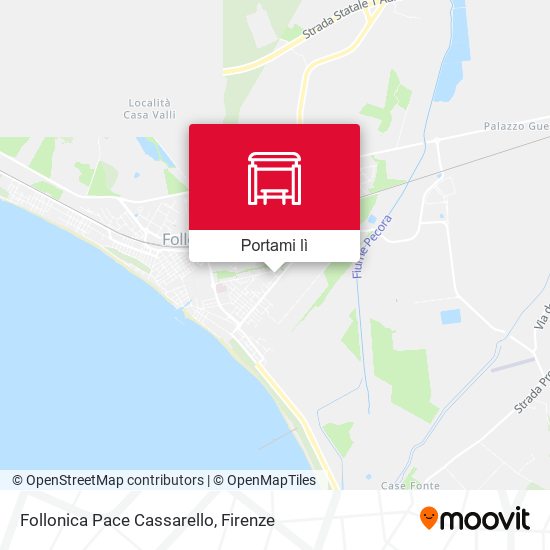 Mappa Follonica Pace Cassarello