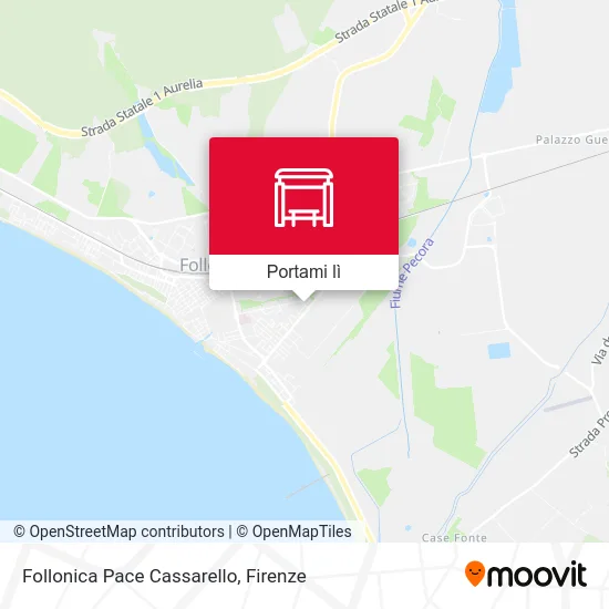 Mappa Follonica Pace Cassarello