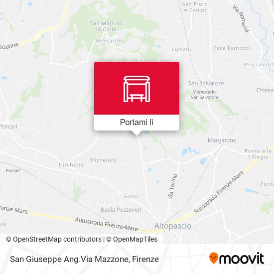 Mappa San Giuseppe Ang.Via Mazzone
