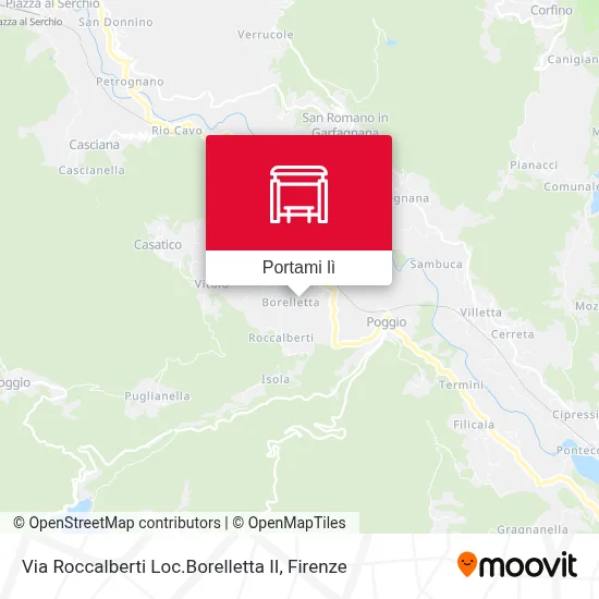 Mappa Via Roccalberti Loc.Borelletta II