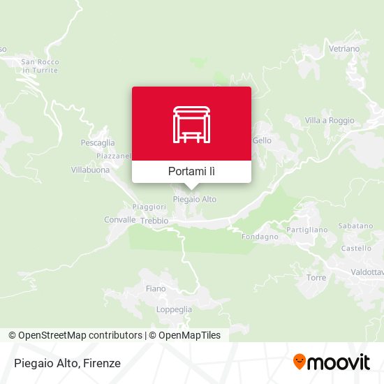 Mappa Piegaio Alto