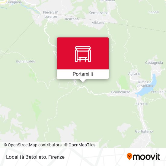Mappa Località Betolleto