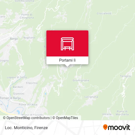 Mappa Loc. Monticino