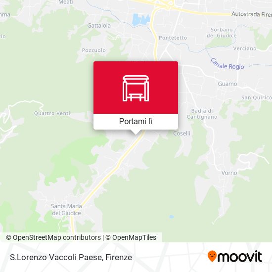 Mappa S.Lorenzo Vaccoli Paese