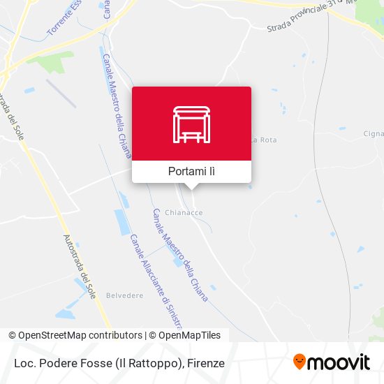 Mappa Loc. Podere Fosse (Il Rattoppo)