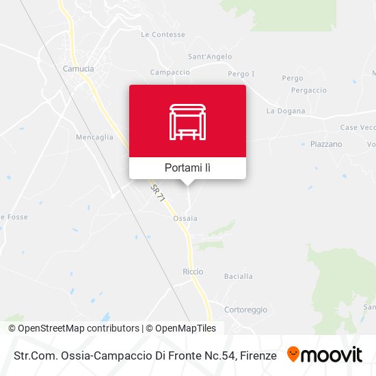 Mappa Str.Com. Ossia-Campaccio Di Fronte Nc.54