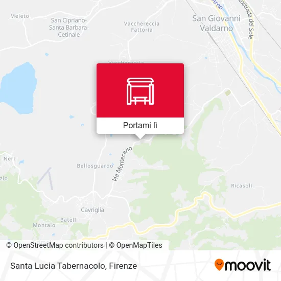 Mappa Santa Lucia Tabernacolo