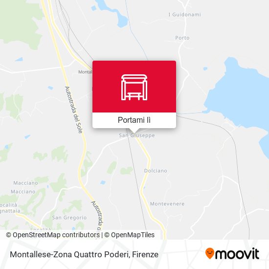 Mappa Montallese-Zona Quattro Poderi