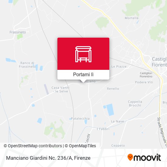 Mappa Manciano Giardini Nc. 236/A