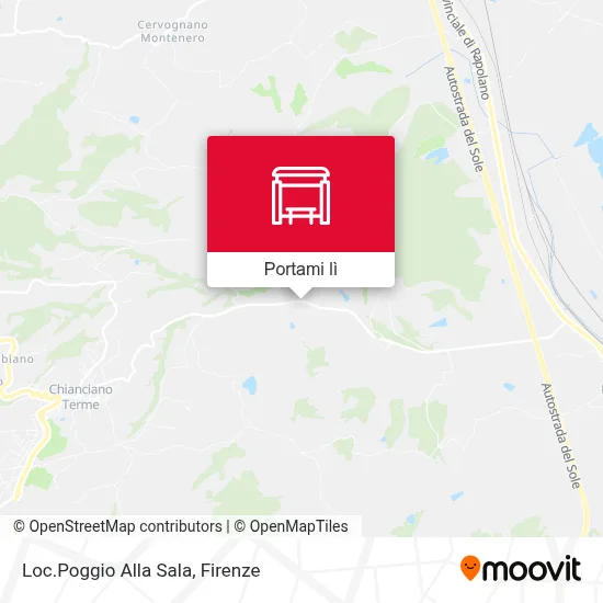 Mappa Loc.Poggio Alla Sala