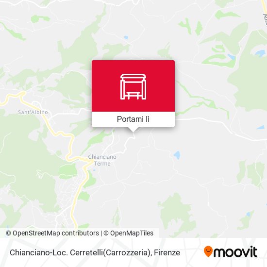 Mappa Chianciano-Loc. Cerretelli(Carrozzeria)
