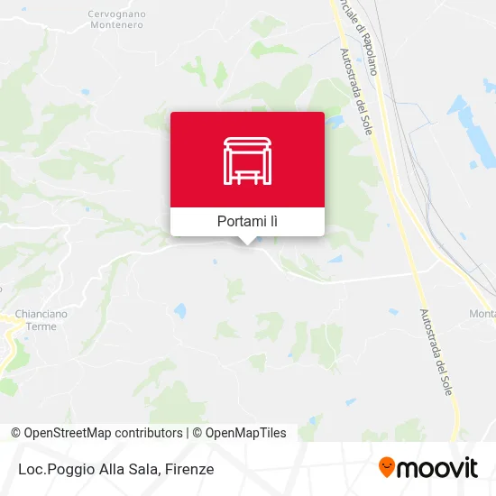 Mappa Loc.Poggio Alla Sala