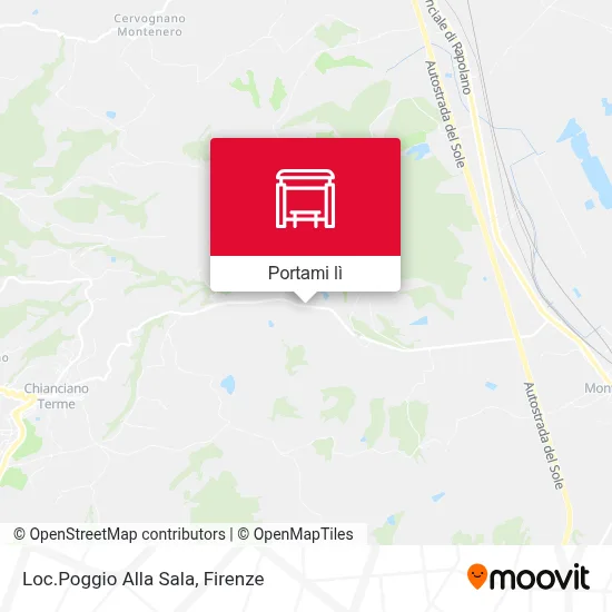 Mappa Loc.Poggio Alla Sala