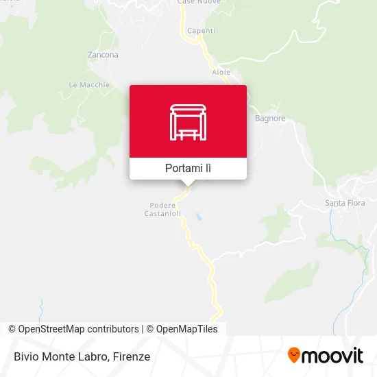 Mappa Bivio Monte Labro