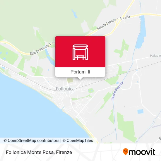 Mappa Follonica Monte Rosa