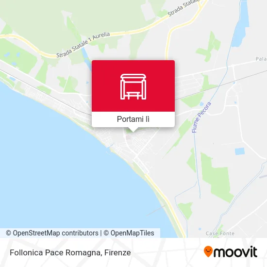 Mappa Follonica Pace Romagna
