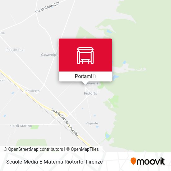 Mappa Scuole Media E Materna Riotorto