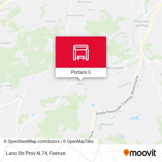 Mappa Lano Str.Prov.N.74