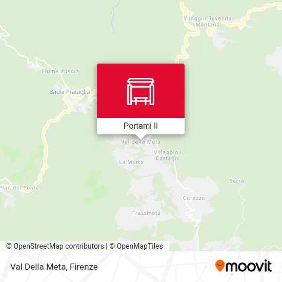Mappa Val Della Meta