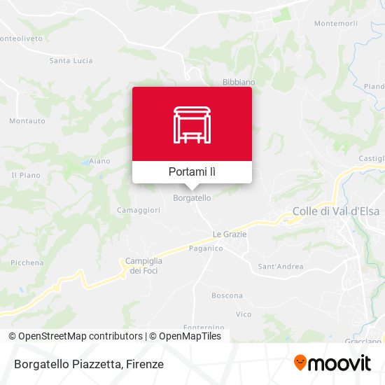 Mappa Borgatello Piazzetta