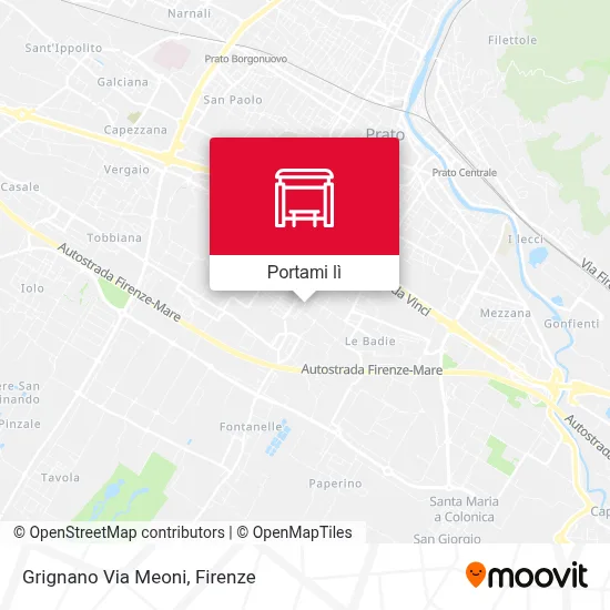 Mappa Grignano Via Meoni