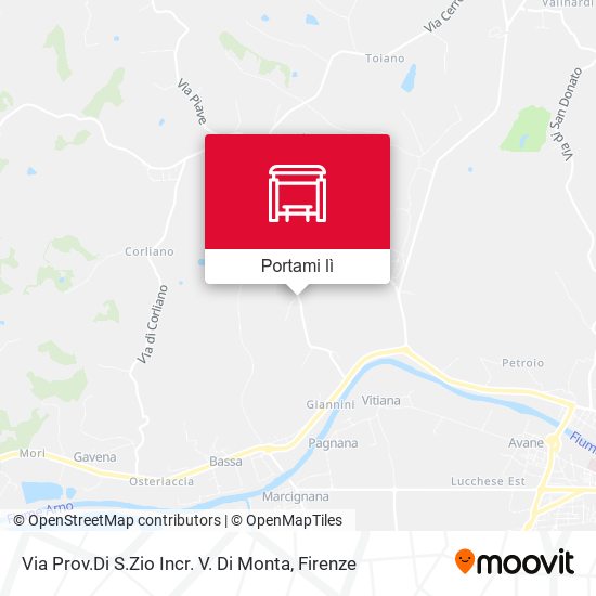 Mappa Via Prov.Di S.Zio Incr. V. Di Monta